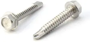 Hex Head Self-Tapping/Drilling Screw #14 Size, 1 1/2" Length - 410 Stainless Steel with Hex Washer Head - Mounting Screw for Metal, Drywall, Plastic - 1 1/2 in (38 mm), 100 PCS Hex Head Self-Tapping/Drilling Screw #14 Size, 1 1/2" Length - 410 Stainless Steel with Hex Washer Head - Mounting Screw for Metal, Drywall, Plastic - 1 1/2 in (38 mm), 100 PCS