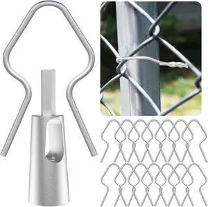 200 Pcs T Post Clips Kit, Metal Wire Fence Clip & 1 Drill Chuck, Galvanized Steel Tie Preformed T-Post Fence Clips 11 Gauge Fence Ties Fast Installation Farm Garden&Livestock Fencing T/U-Posts(Silver) 200 Pcs T Post Clips Kit, Metal Wire Fence Clip & 1 Drill Chuck, Galvanized Steel Tie Preformed T-Post Fence Clips 11 Gauge Fence Ties Fast Installation Farm Garden&Livestock Fencing T/U-Posts(Silver)