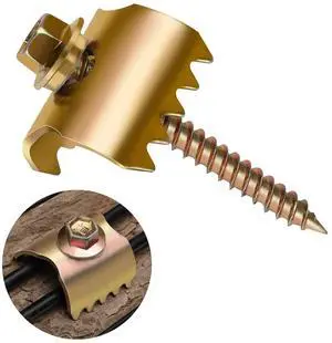 200 PCS-2 Inch Fence Staples for Wire Fencing,304 Steel Fence Fastener with Anti-Rust Coating,Quick Installation with Electric Drill,Reusable Fencing Staple for Wire Mesh and Woven Fencing 200 PCS-2 Inch Fence Staples for Wire Fencing,304 Steel Fence Fastener with Anti-Rust Coating,Quick Installation with Electric Drill,Reusable Fencing Staple for Wire Mesh and Woven Fencing