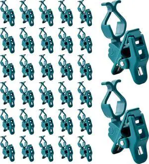 C7 C9 Christmas Lights Universal Spring Clips, 100 Count Quick Spring Clips for Holiday Light Decorations, Shatterproof Shingle and Gutter Clips for E12 E17, Metal Surface Roof Fence Railing Gates C7 C9 Christmas Lights Universal Spring Clips, 100 Count Quick Spring Clips for Holiday Light Decorations, Shatterproof Shingle and Gutter Clips for E12 E17, Metal Surface Roof Fence Railing Gates