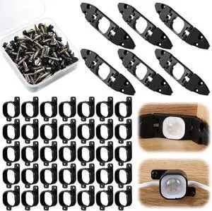 66 Pcs Light Clips Set Compatible with Govee Pro H706 H806, 60 Mounting Clips & 6 Gable Light Bracket with 150 Screws Compatible with Govee Pro Outdoor Lights 100ft (Black) 66 Pcs Light Clips Set Compatible with Govee Pro H706 H806, 60 Mounting Clips & 6 Gable Light Bracket with 150 Screws Compatible with Govee Pro Outdoor Lights 100ft (Black)