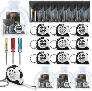 30 Sets Man of God Father's Day Christian Gifts Bulk Mini Screwdriver Keychain Retractable Tape Measure Keychains Mini Screwdrivers in Pouch with Bible Verse Card for Men Father Church Gifts 30 Sets Man of God Father's Day Christian Gifts Bulk Mini Screwdriver Keychain Retractable Tape Measure Keychains Mini Screwdrivers in Pouch with Bible Verse Card for Men Father Church Gifts