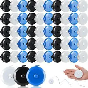 100 Pcs Tape Measure 60 Inch Retractable Measuring Tape Soft Small Measurement Tape Mini Sewing Fabric Tape Measurer Flexible Pocket Cloth Fabric Measurement Digital Tape for Body 100 Pcs Tape Measure 60 Inch Retractable Measuring Tape Soft Small Measurement Tape Mini Sewing Fabric Tape Measurer Flexible Pocket Cloth Fabric Measurement Digital Tape for Body