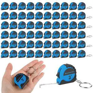 60 Pcs Mini Measuring Tape Keychains 3 Ft Small Tape Measure Inch Metric Scale Bulk with Lock Steel Easy Read Pocket for Party Favors Birthday Daily UseBlue (Blue) 60 Pcs Mini Measuring Tape Keychains 3 Ft Small Tape Measure Inch Metric Scale Bulk with Lock Steel Easy Read Pocket for Party Favors Birthday Daily UseBlue (Blue)