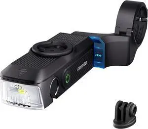 FR1000 Bike Lights for Night Riding, Bicycle Light & Mount Integrated Design, 30° Adjustable Bike Headlight, Auto On/Off, Compatible with Garmin/Wahoo/Bryton Bike Computer, Fit 31.8-35MM Bar FR1000 Bike Lights for Night Riding, Bicycle Light & Mount Integrated Design, 30° Adjustable Bike Headlight, Auto On/Off, Compatible with Garmin/Wahoo/Bryton Bike Computer, Fit 31.8-35MM Bar