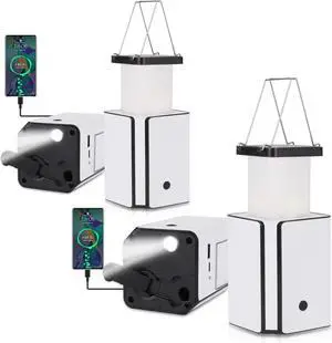 2Pack Solar LED Rechargeable Emergency Camping Lantern,White Solar Rechargeable,Rechargeable Type C,Emergency Lights Hand-Crank Power Generation,Phone Power Supply Function,flashlights 2Pack Solar LED Rechargeable Emergency Camping Lantern,White Solar Rechargeable,Rechargeable Type C,Emergency Lights Hand-Crank Power Generation,Phone Power Supply Function,flashlights