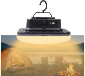 Transparent Portable Rechargeable LED Camping Lights With LCD Battery Indicator, Waterproof Outdoor Tent Light with 5000LM,Super Bright Waterproof Hanging Lamp for Tents, Canopies, Emergency(12000mAh) Transparent Portable Rechargeable LED Camping Lights With LCD Battery Indicator, Waterproof Outdoor Tent Light with 5000LM,Super Bright Waterproof Hanging Lamp for Tents, Canopies, Emergency(12000mAh)