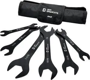 6pc Super-Thin SAE Open End Wrench Set 3/8"-1-1/16" Slim Spanner 6pc Super-Thin SAE Open End Wrench Set 3/8"-1-1/16" Slim Spanner