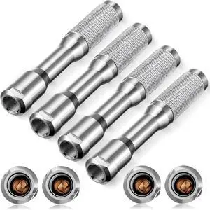 4 Pack Large Bore Lock on Air Chuck with 1/4 Npt Female Thread, Straight for Tires with Large and Super Bore Valves for Off-Road Trucks & Heavy Equipment 4 Pack Large Bore Lock on Air Chuck with 1/4 Npt Female Thread, Straight for Tires with Large and Super Bore Valves for Off-Road Trucks & Heavy Equipment