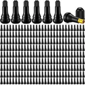400 Pieces TR413 Valve Stems Tubeless Bulk Rubber Snap-in Valve Stems for 0.453 Inch Rim Holes, Black Standard Length Replacement Tool for Car Tubeless Replacement 400 Pieces TR413 Valve Stems Tubeless Bulk Rubber Snap-in Valve Stems for 0.453 Inch Rim Holes, Black Standard Length Replacement Tool for Car Tubeless Replacement