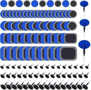 74 Pcs Heavy Duty Tire Patches Kit Rubber Radial Tire Repair Patch Plug Kit Repair Emergency Tool for Puncture Car Truck Bus Tractor Vehicle Motorcycle 32mm, 42mm, 58mm, 65x80mm, 85x120 mm 74 Pcs Heavy Duty Tire Patches Kit Rubber Radial Tire Repair Patch Plug Kit Repair Emergency Tool for Puncture Car Truck Bus Tractor Vehicle Motorcycle 32mm, 42mm, 58mm, 65x80mm, 85x120 mm