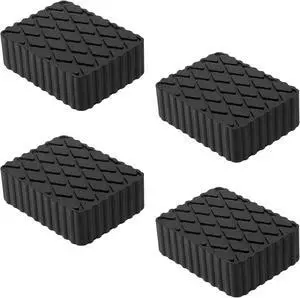 4 Pack Solid Rubber Auto Lift Pads, Anti-Skid Lift Block Spacer Pad for Car Lifts, Jacks and Racks, 3000lbs Loading Capacity, 6-1/3" x 4-3/4" x 2" 4 Pack Solid Rubber Auto Lift Pads, Anti-Skid Lift Block Spacer Pad for Car Lifts, Jacks and Racks, 3000lbs Loading Capacity, 6-1/3" x 4-3/4" x 2"