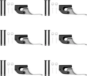 6 Packs Easy-Off Cast Aluminum Tarp Stop Upright with Body Mount Stops Bracket Kit Pro Trucking Products - Pins& Clips Replace# 1705775 1703604 6 Packs Easy-Off Cast Aluminum Tarp Stop Upright with Body Mount Stops Bracket Kit Pro Trucking Products - Pins& Clips Replace# 1705775 1703604
