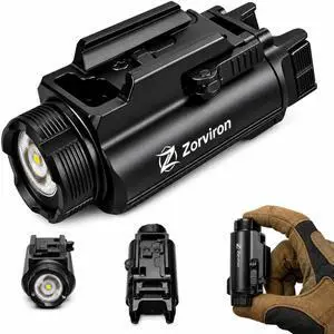 GM35 Tactical Flashlight, USB-C Rail Mounted Light, 1350 Lumens GM35 Tactical Flashlight, USB-C Rail Mounted Light, 1350 Lumens