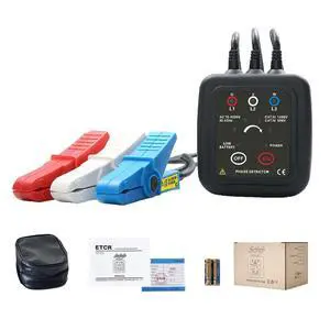 1000D Non-Contact Phase Sequence Tester Phase Rotation Meter 1000D Non-Contact Phase Sequence Tester Phase Rotation Meter
