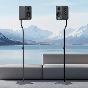 Universal Speaker Stands Pair, Satellite & Bookshelf Speaker Stands-28-38in Adjustable, Surround Sound Speaker Stand for Home Theater, Compatible to //JBL/Sonos/Klipsch/Edifier/Polk Universal Speaker Stands Pair, Satellite & Bookshelf Speaker Stands-28-38in Adjustable, Surround Sound Speaker Stand for Home Theater, Compatible to //JBL/Sonos/Klipsch/Edifier/Polk