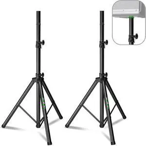 Pair of Speaker Tripod Stands Height Adjustable from 43.7'' to 70.8'' PA DJ Party Tripod Speaker Stand 35mm Compatible Insert Pair of Speaker Tripod Stands Height Adjustable from 43.7'' to 70.8'' PA DJ Party Tripod Speaker Stand 35mm Compatible Insert
