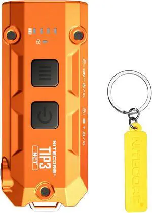 TIP3 Multiple Color Temperatures Metallic Keychain Light Tag (Orange) TIP3 Multiple Color Temperatures Metallic Keychain Light Tag (Orange)