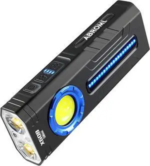 T9 PRO Rechargeable Flashlight, 2800 Lumens Magnetic EDC Flashlight, Led Clip on Flashlight with RGB & UV Lights, Pocket Flashlight for Camping Working (X608 Ultra) T9 PRO Rechargeable Flashlight, 2800 Lumens Magnetic EDC Flashlight, Led Clip on Flashlight with RGB & UV Lights, Pocket Flashlight for Camping Working (X608 Ultra)