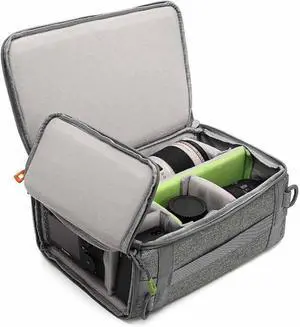 Camera Insert Bag,Shockproof &Pressure-proof Dual Opening Padded Camera Lens Cube Case Backpack,Digital DSLR SLR Mirrorless Cameras Storage,Suitable for mountaineering bags over 20 liters(M) Camera Insert Bag,Shockproof &Pressure-proof Dual Opening Padded Camera Lens Cube Case Backpack,Digital DSLR SLR Mirrorless Cameras Storage,Suitable for mountaineering bags over 20 liters(M)