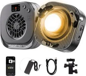 Halo 100x Portable Video Light,100W Bi-Color COB Light Halo 100x Portable Video Light,100W Bi-Color COB Light