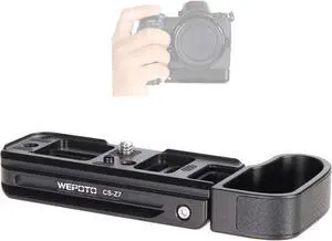 CS-Z7 Hand Grip Quick Release Plate L Bracket QR Plate Compatible with Nikon Z5 Z6 Z7 Z6II Z7II Camera -80219-Z7 CS-Z7 Hand Grip Quick Release Plate L Bracket QR Plate Compatible with Nikon Z5 Z6 Z7 Z6II Z7II Camera -80219-Z7