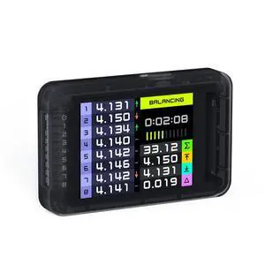 BL8 LiPo Battery Tester 2S-8S Smart Active Balancer XH2.54 Cell Voltage Tester for RC Batteries with High-Precision Color Screen App and Remote Control BL8 LiPo Battery Tester 2S-8S Smart Active Balancer XH2.54 Cell Voltage Tester for RC Batteries with High-Precision Color Screen App and Remote Control