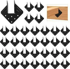 32 Pack Hurricane Ties for 2x4 2x6 2x8 Wood Joist Rafter Truss Connector 32 Pack Hurricane Ties for 2x4 2x6 2x8 Wood Joist Rafter Truss Connector
