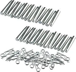 30 Pack F34 Truss Conical Coupler Pins with R-Clip, Replace Accessories 30 Pack F34 Truss Conical Coupler Pins with R-Clip, Replace Accessories