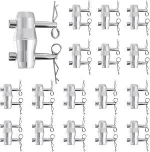 16 Pack Double Ended Conical Coupler with Clips Pin Fit F34 F33 Pipe 16 Pack Double Ended Conical Coupler with Clips Pin Fit F34 F33 Pipe