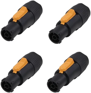Toronce PowerCon True Waterproof Locking PowerCon 20A Outdoor Protection IP65 Chassis Connectors (SAC3FX-4Pack) Toronce PowerCon True Waterproof Locking PowerCon 20A Outdoor Protection IP65 Chassis Connectors (SAC3FX-4Pack)