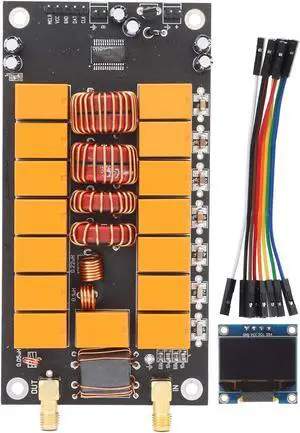 ATU-100 Mini Automatic Antenna Tuner, 400mA Antenna Tuner Board with Screen Finished, DIY Kits Antenna Tester Components ATU-100 Mini Automatic Antenna Tuner, 400mA Antenna Tuner Board with Screen Finished, DIY Kits Antenna Tester Components