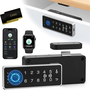 Smart Cabinet Locks, Child Proof Drawer Lock with Fingerprint RFID Smart Cabinet Locks, Child Proof Drawer Lock with Fingerprint RFID