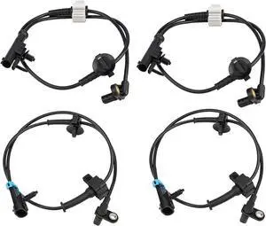 Set of 4 ABS Wheel Speed Sensors for GMC Yukon XL 1500, Chevy Tahoe, Suburban, Avalanche, Cadillac Escalade 2007-2014, Front & Rear, Left & Right, Replaces 15229012, 15121067, ALS1464 Set of 4 ABS Wheel Speed Sensors for GMC Yukon XL 1500, Chevy Tahoe, Suburban, Avalanche, Cadillac Escalade 2007-2014, Front & Rear, Left & Right, Replaces 15229012, 15121067, ALS1464