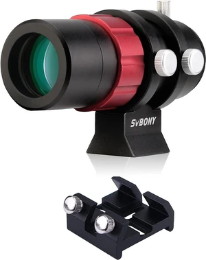 Universal Dovetail Base Finderscope Mount Bracket, Bundle with SV165 Mini Guide Scope 30mm F4 Finder Scope Guide Scope for Optical Telescope Universal Dovetail Base Finderscope Mount Bracket, Bundle with SV165 Mini Guide Scope 30mm F4 Finder Scope Guide Scope for Optical Telescope