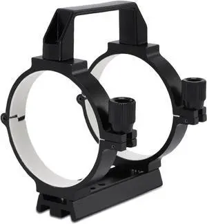 Telescope Tube Ring, Aluminum Alloy Optical Tube Clamp with Anti Scratch Velvet Lining and 108mm Dovetail Plate, for 80mm to 90mm Astronomical Telescope Telescope Tube Ring, Aluminum Alloy Optical Tube Clamp with Anti Scratch Velvet Lining and 108mm Dovetail Plate, for 80mm to 90mm Astronomical Telescope
