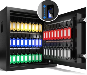 45-Keys Key Lock Box Wall Mount with Advanced Anti-Theft Key Slot 45-Keys Key Lock Box Wall Mount with Advanced Anti-Theft Key Slot