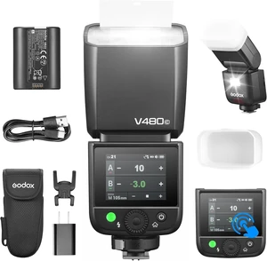 V480-C Flash for Canon Camera V480C with Diffuser TTL 2200mAh V480-C Flash for Canon Camera V480C with Diffuser TTL 2200mAh