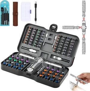 115 in 1 Magnetic Ratchet Screwdriver Set with S2 Steel Bits 115 in 1 Magnetic Ratchet Screwdriver Set with S2 Steel Bits
