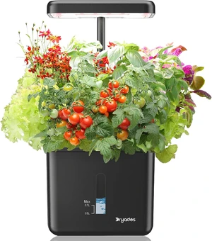 Indoor Garden Growing Systems Self-Watering Plant Pot Smart Gardening System with 17 Watts LED Grow Light Auto Timer Gardening Plant Gifts for Mom Plant Pot for vegetables herbs(No Seeds&Soil) Indoor Garden Growing Systems Self-Watering Plant Pot Smart Gardening System with 17 Watts LED Grow Light Auto Timer Gardening Plant Gifts for Mom Plant Pot for vegetables herbs(No Seeds&Soil)