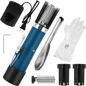 Electric Fish Scaler Remover with 2 Batteries & Cutter Heads