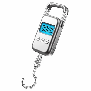 110lb Digital Luggage Hanging Scale with LCD Display, Compact Handheld for Travel & Shipping 110lb Digital Luggage Hanging Scale with LCD Display, Compact Handheld for Travel & Shipping