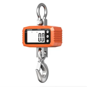 2200lb/1000kg Handheld Hanging Crane Scale with ABS Case & Large LCD, Portable for Gym, Hunting & Travel, Orange 2200lb/1000kg Handheld Hanging Crane Scale with ABS Case & Large LCD, Portable for Gym, Hunting & Travel, Orange