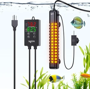 200W Aquarium Heater with Thermostat for 30-40 Gallon Turtle & Fish Tanks 200W Aquarium Heater with Thermostat for 30-40 Gallon Turtle & Fish Tanks