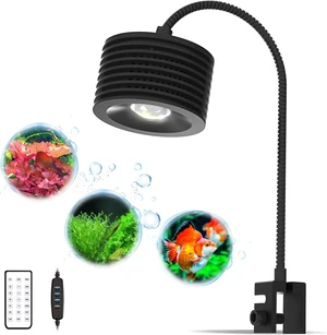 LED Planted Aquarium Light, 4-Channel Remote Control, 6500K with Gooseneck (A20 Freshwater) LED Planted Aquarium Light, 4-Channel Remote Control, 6500K with Gooseneck (A20 Freshwater)
