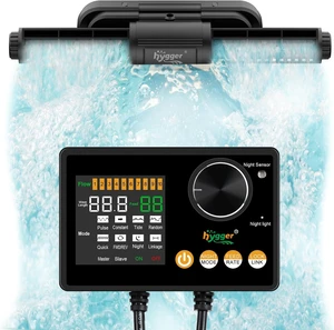 Intelligent 25W Aquarium Wave Maker with Wireless Control, 6 Waves/Night/Feed Modes & Magnetic Holder Intelligent 25W Aquarium Wave Maker with Wireless Control, 6 Waves/Night/Feed Modes & Magnetic Holder