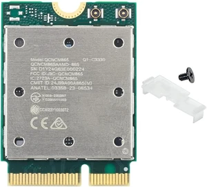WiFi 7 QCNCM865 Network Card, 5800Mbps MLO Tri-Band with Bluetooth 5.3 WiFi 7 QCNCM865 Network Card, 5800Mbps MLO Tri-Band with Bluetooth 5.3