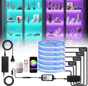 RGB COB LED Shelf Lights for Bookshelf, Display Case & Wine Rack RGB COB LED Shelf Lights for Bookshelf, Display Case & Wine Rack