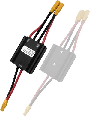 60A Dual Battery Discharge Converter for E-Bike, DC 20V-72V Parallel Equalizer with XT90 Plug 60A Dual Battery Discharge Converter for E-Bike, DC 20V-72V Parallel Equalizer with XT90 Plug