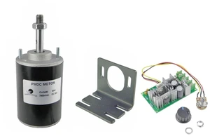 CH-3420 30W 24V DC Gear Motor, 7000RPM CW/CCW with 20A PWM Speed Controller & Bracket CH-3420 30W 24V DC Gear Motor, 7000RPM CW/CCW with 20A PWM Speed Controller & Bracket